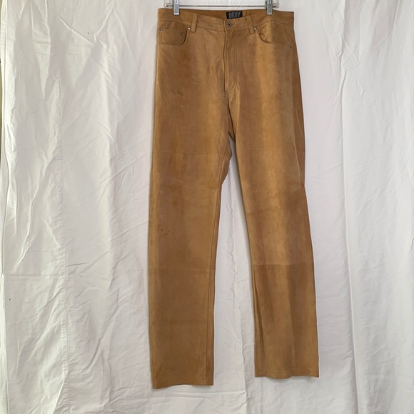 DKNY suede pants